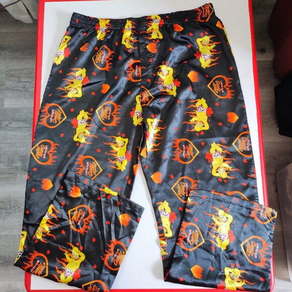 The Simpsons Homer Simpson pyjama pants men's size XL black graphic design - Picture 1 of 13